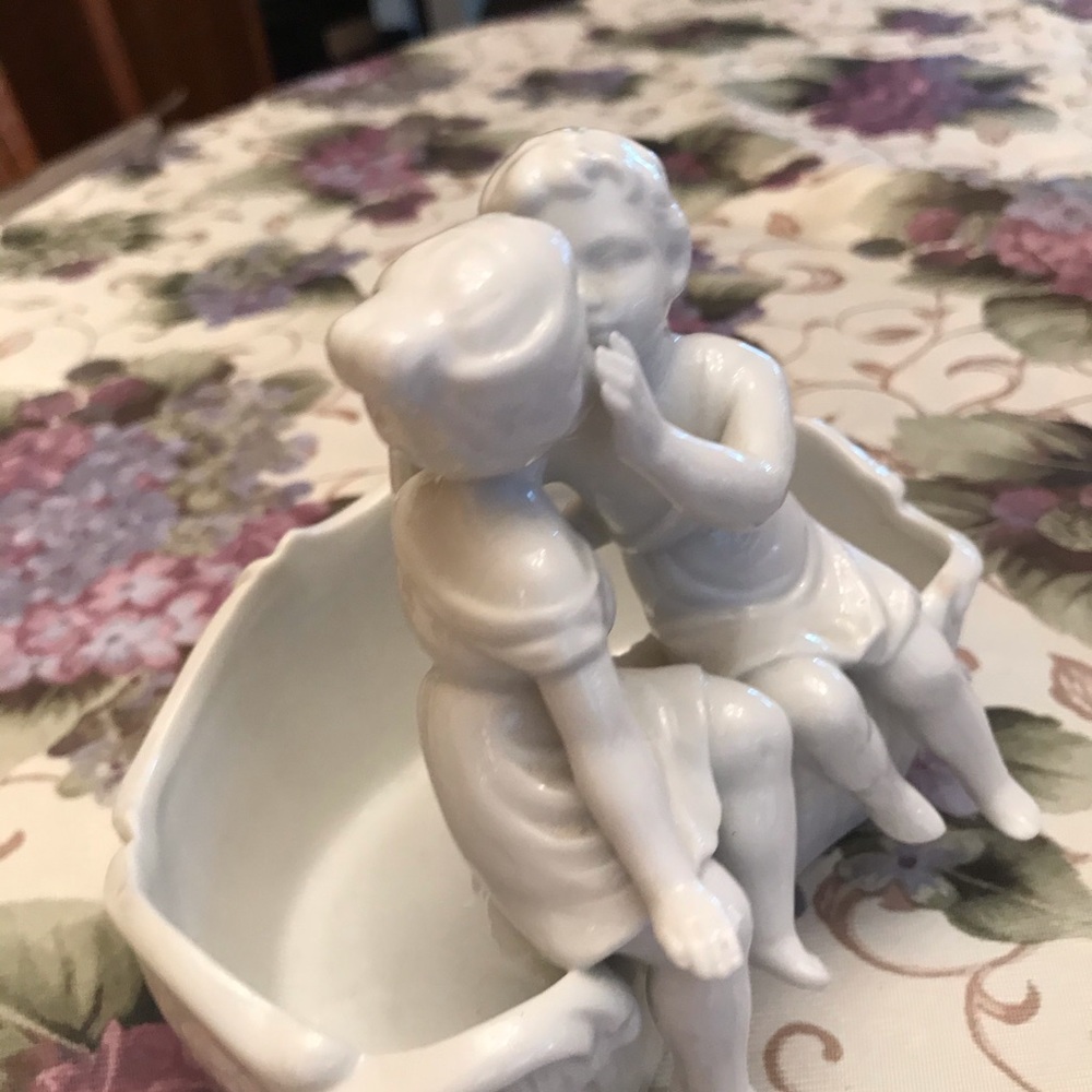 VINTAGE FIGURINE SMALL BOWL (1930s-1940s) - Picture 4 of 10